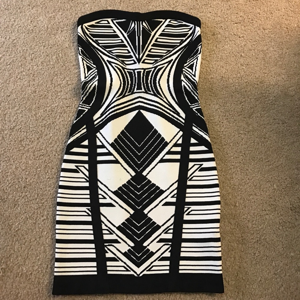 Forever 21 black and white dress