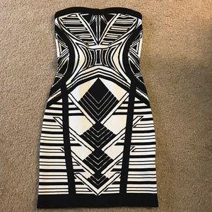 Forever 21 black and white dress