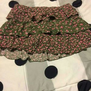 Tiered ruffle skirts  and matching shirt