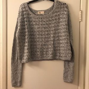 Ladies never worn gray crop sweater.