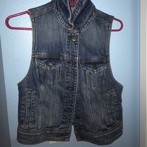 Medium Blue Denim Vest