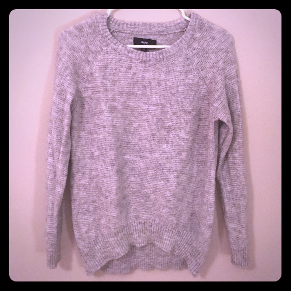 Gray sweater with a little sparkle