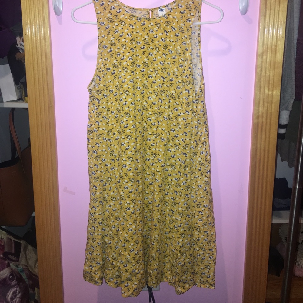 Yellow Floral Old Navy Dress