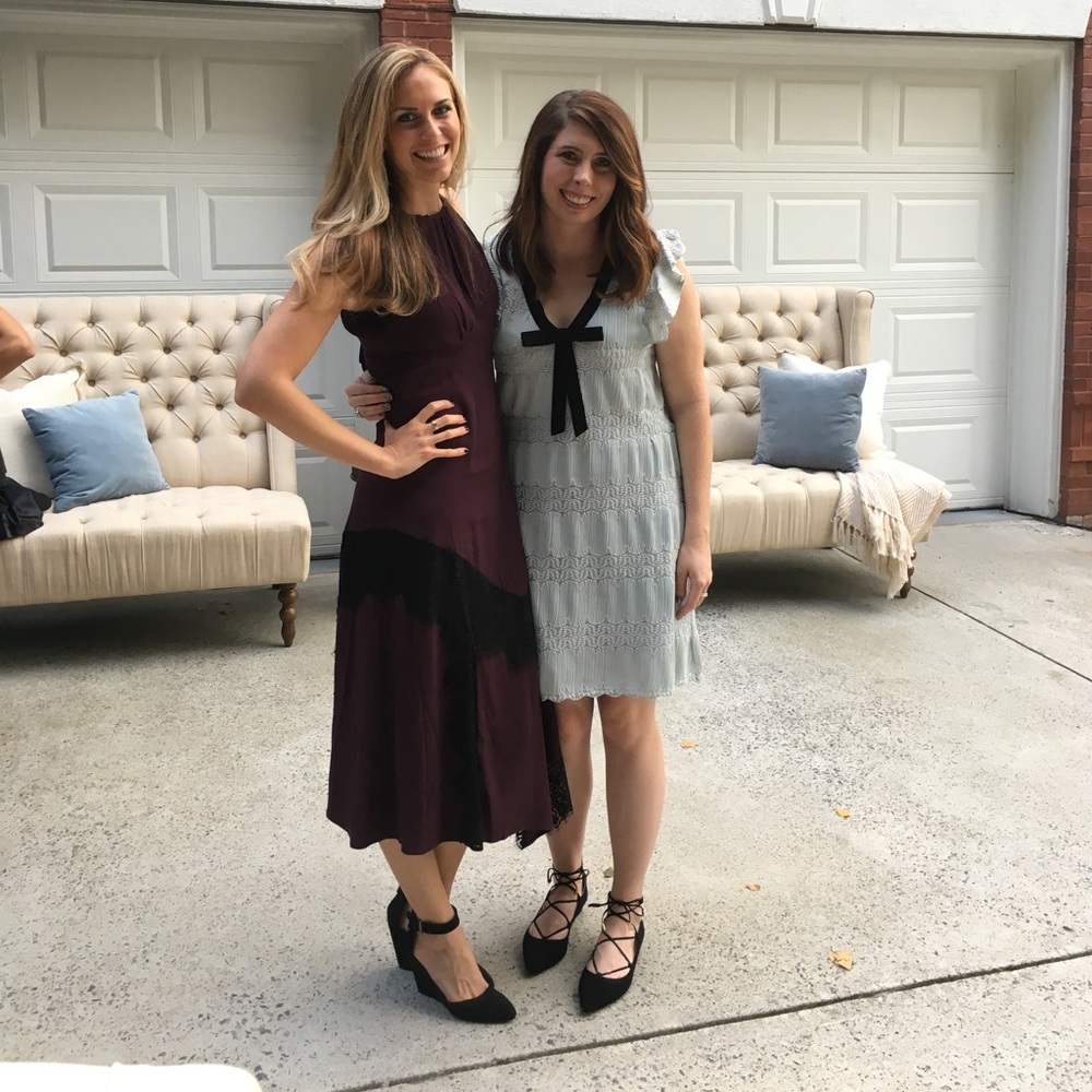 Anthropologie grey and black velvet cocktail dress