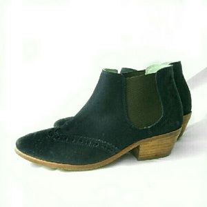 Boden Navy Blue Suede Chelsea Boot