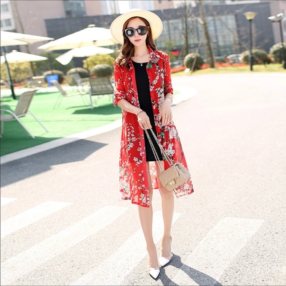 BRAND NEW CHIFFON CARDIGAN SIZE XL - Picture 2 of 6