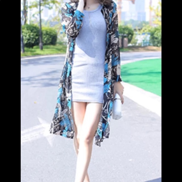 BRAND NEW CHIFFON CARDIGAN SIZE XL - Picture 4 of 6