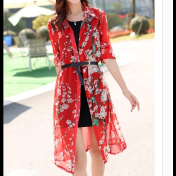 BRAND NEW CHIFFON CARDIGAN SIZE XL - Picture 6 of 6