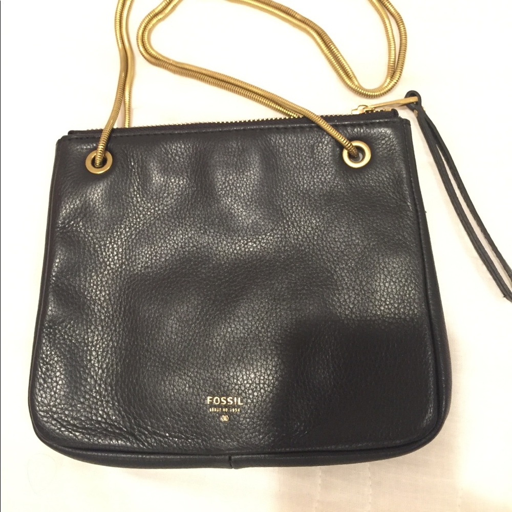 nwt FOSSIL Leather Crossbody