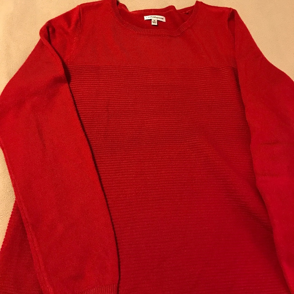 Red Pullover Sweater by Croft&Barrow