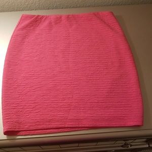 Forever 21 Pink fitted mini skirt