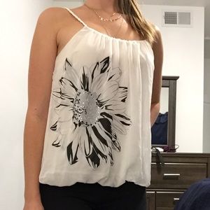 Forever 21 Flower Blouse
