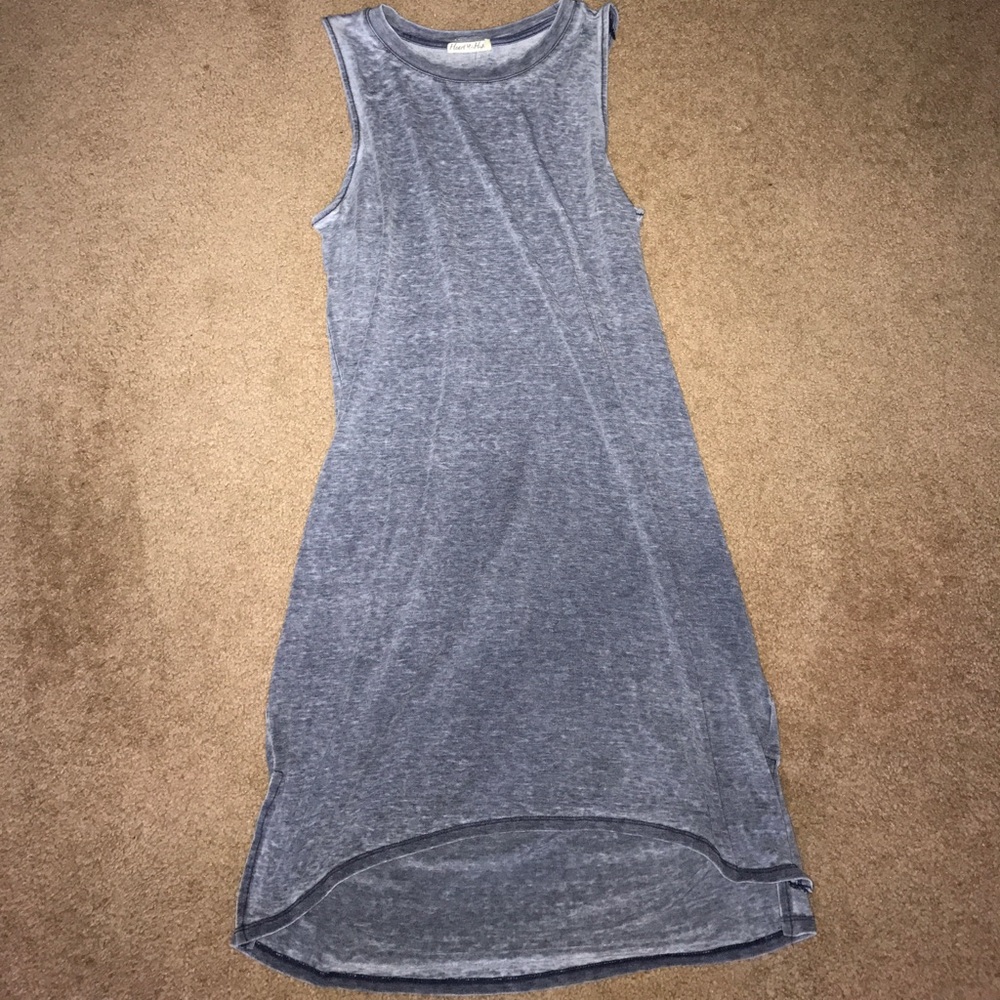 Greyish/ blueish midi dress