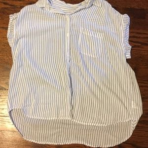 Collared striped shirt