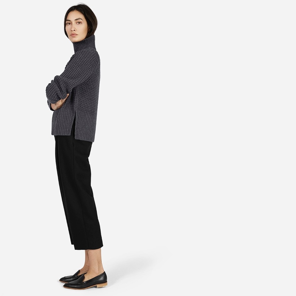 Everlane waffle knit turtleneck