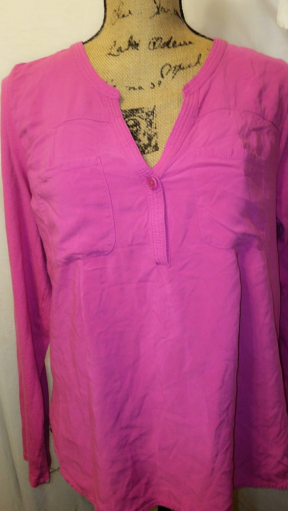 Simple yet Cute Long sleeve Pink Top