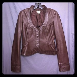 Lamb leather jacket