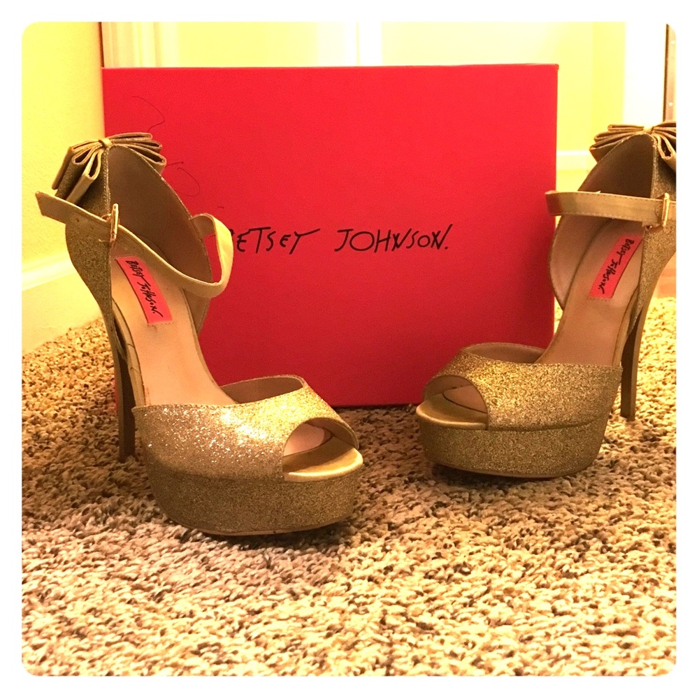 Gorgeous Betsey Johnson platform stilettos