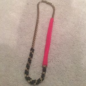 Pink/Black Gold Fashion Necklace