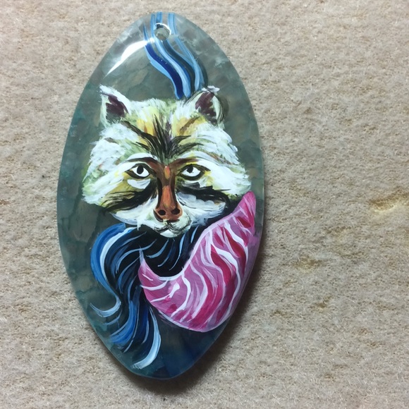 🕉BLACK OBSIDIAN CARVED 🦊 FOX - Picture 6 of 7