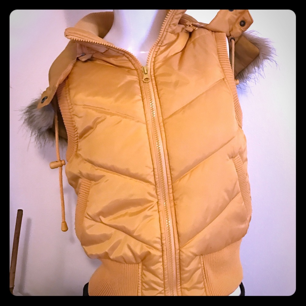 🎉🎉 flash sale! Bomber vest jacket Yellow hoodie