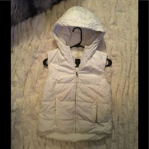 White Puff Vest
