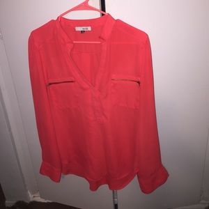 Orange blouse