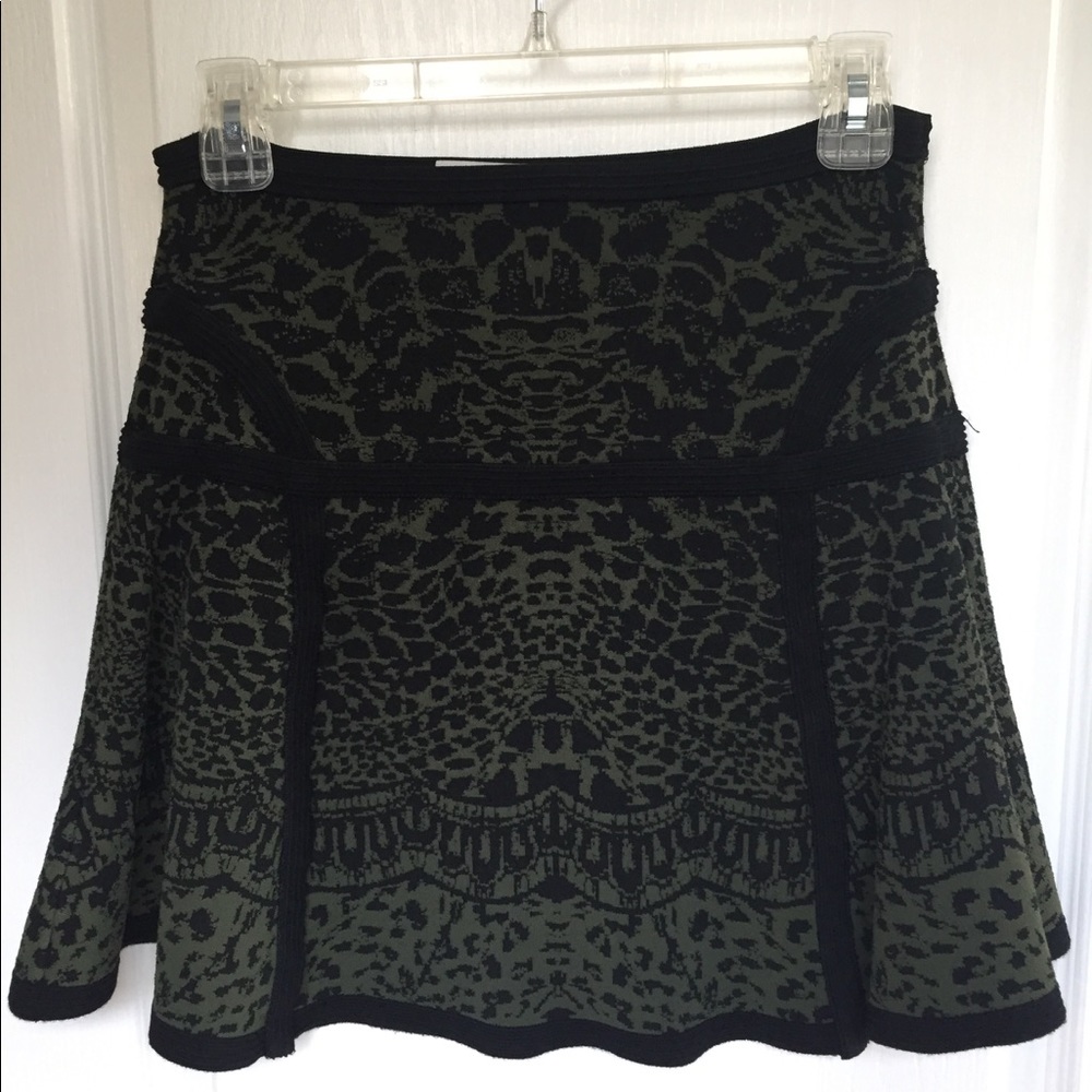 Diane Von Furstenburg Flote Bodycon Mini Skirt
