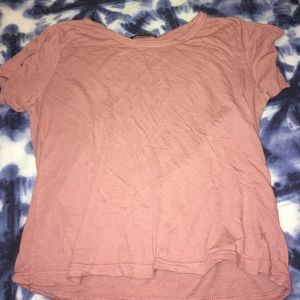 Pink crop top from brandy Melville