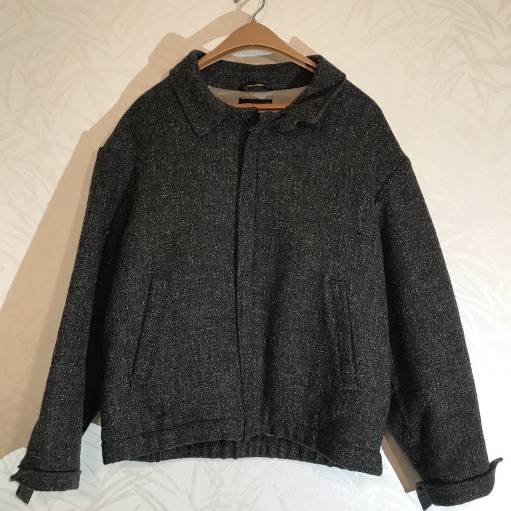 Vintage Zero King Gray Pure Wool Coat Size 42
