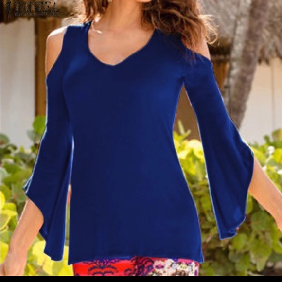 Sexy off shoulder V neck size 14 & 12 - Picture 1 of 1