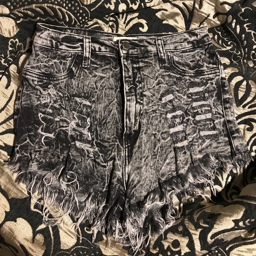 High wasted Jean shorts