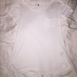 Papaya long white tee shirt