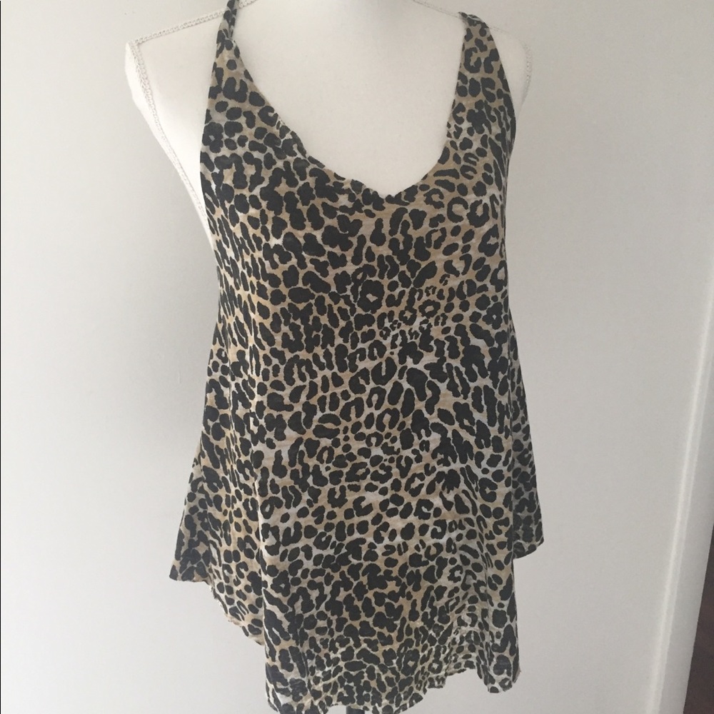 Truly madly deeply leopard tank  urban outfitters