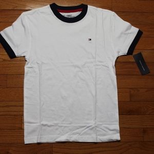 NWT Tommy Hilfiger White Short Sleeve T-shirt Sz8
