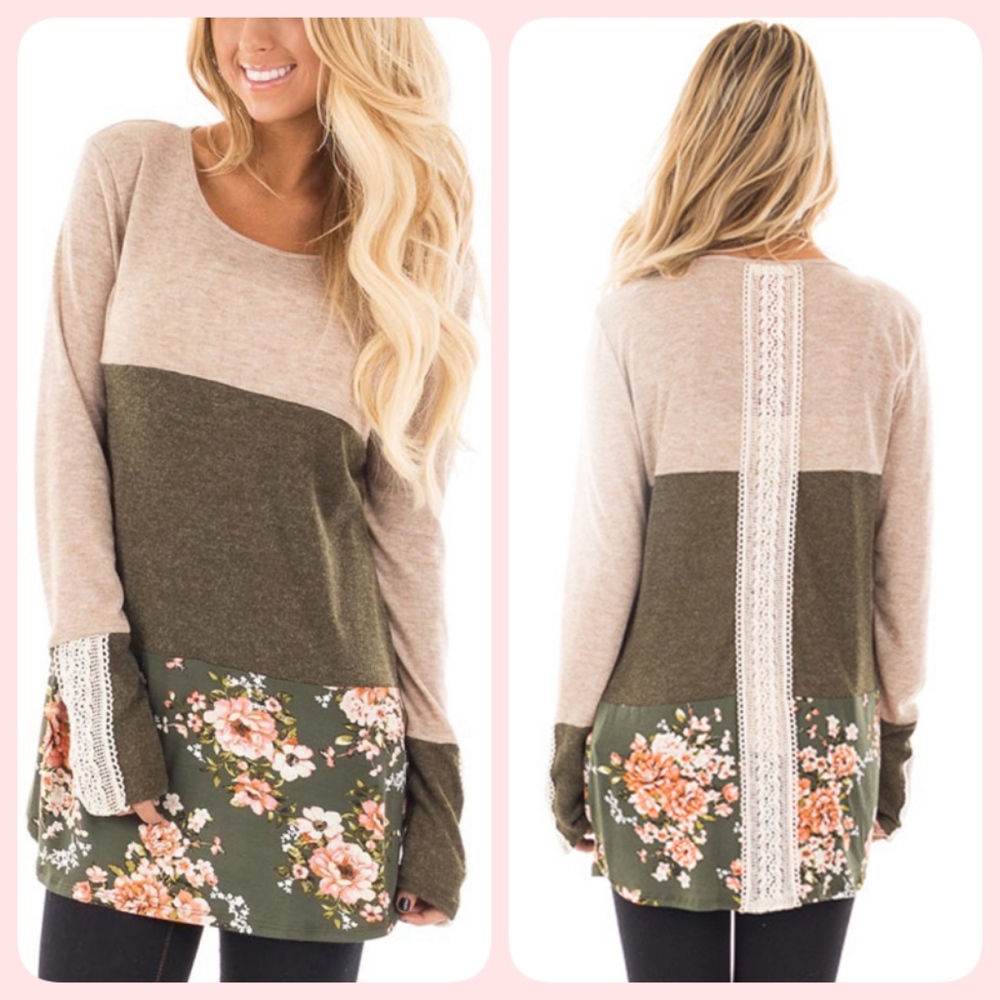 Block Patch Long Sleeve