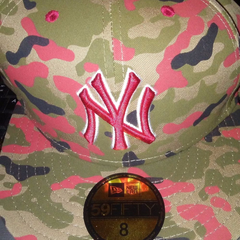 New Era 59Fifty New York Yankees Camo Hat Cap