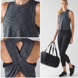 NWT Lululemon Fast As Light Muscle Tank HBLK