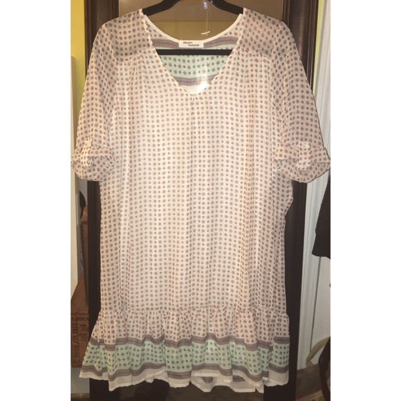 NWOT Size L million bullpup brand dropwaist dress - Picture 2 of 5