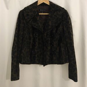 Cheetah print Pea coat