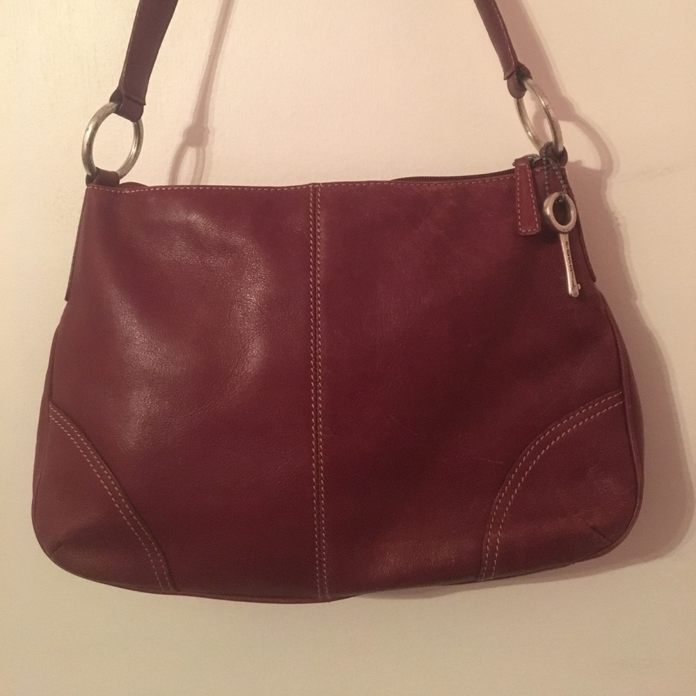 Fossil red purse