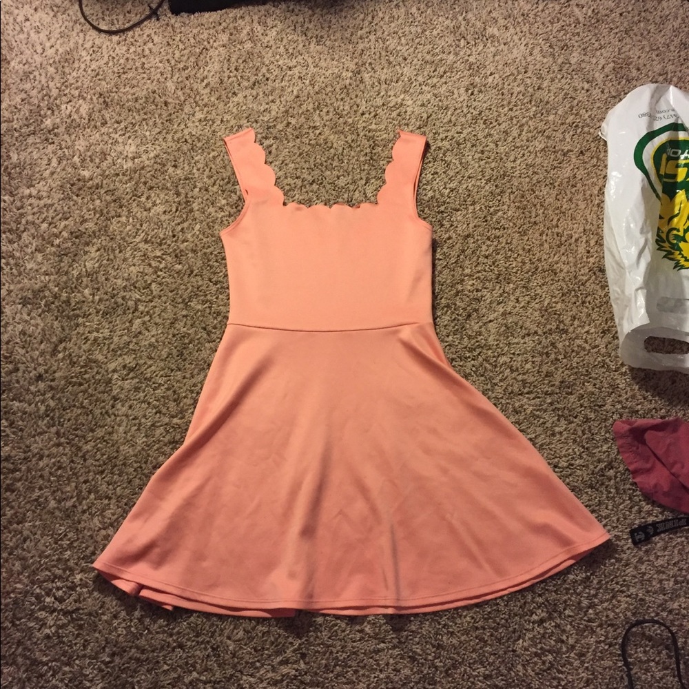 Peach Dress