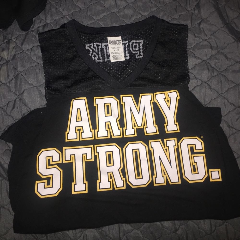 PINK Victoria's Secret Army Strong Tank Top