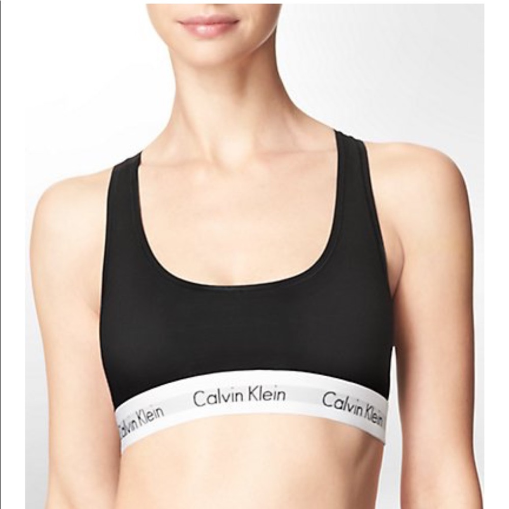 Calvin Klein Modern Cotton Bralette Black