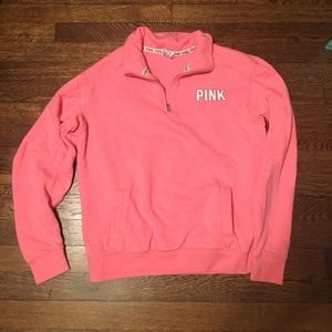 Victoria's Secret half zip hoody sweatshirt