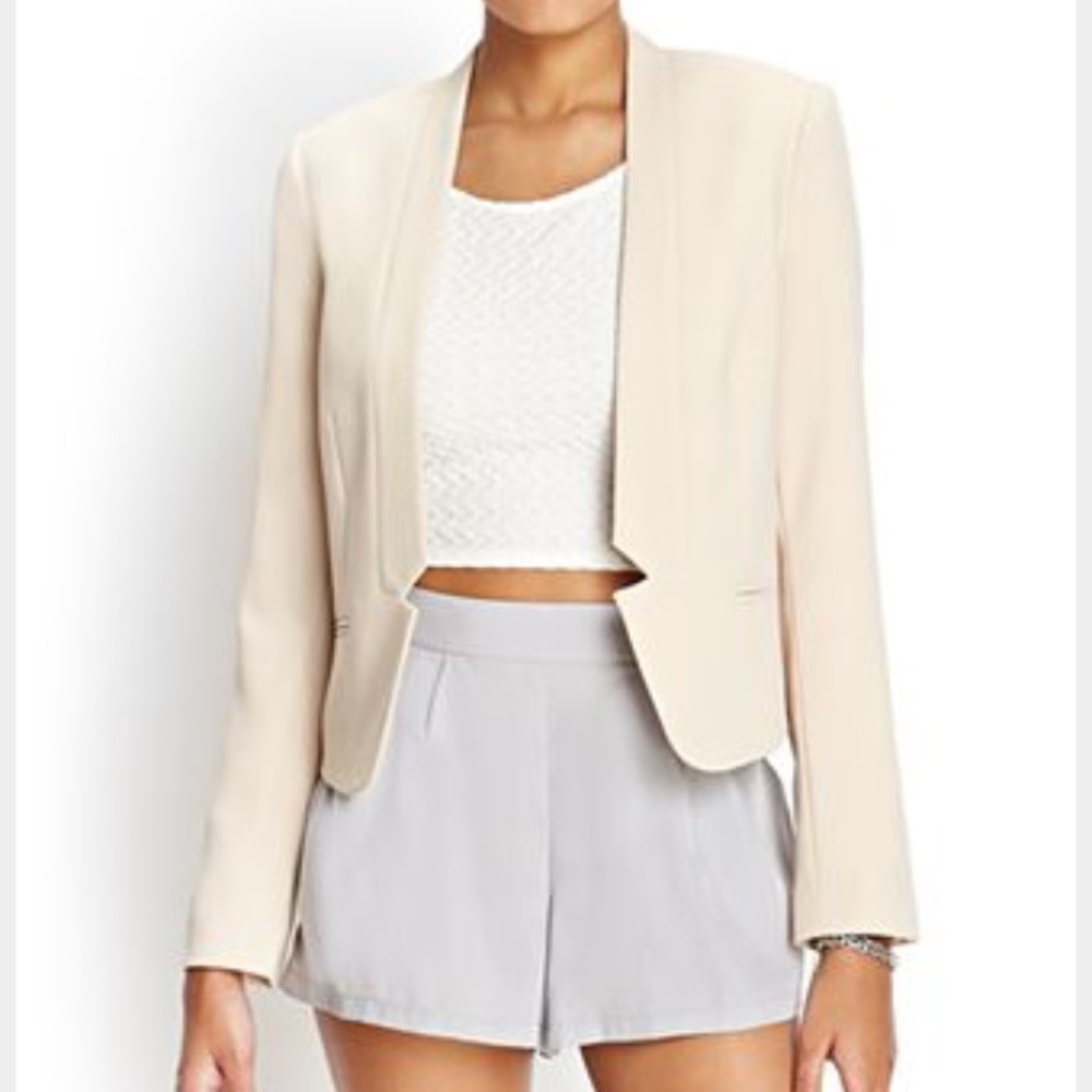 Nude blazer. Forever 21