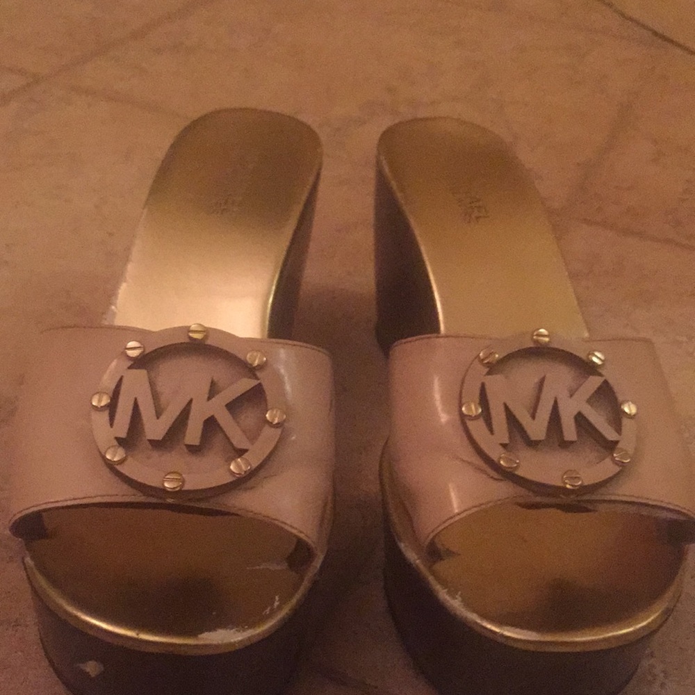Michael kors platform wedges