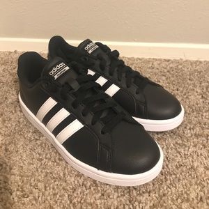 Black Womens Adidas Cloudfoam Sz 8