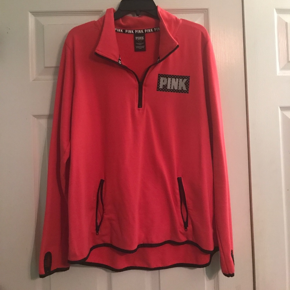VS Pink Quarter Zip Jacket