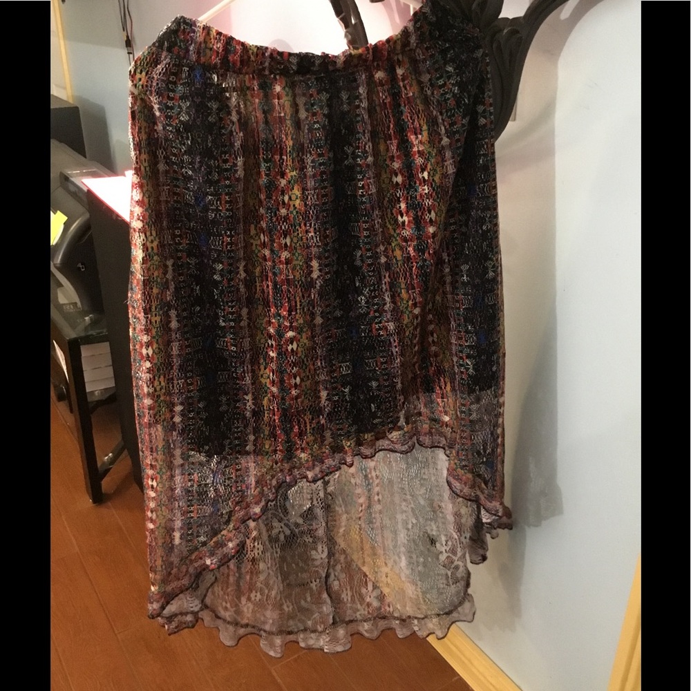 Earth Tone Multi Color Skirt